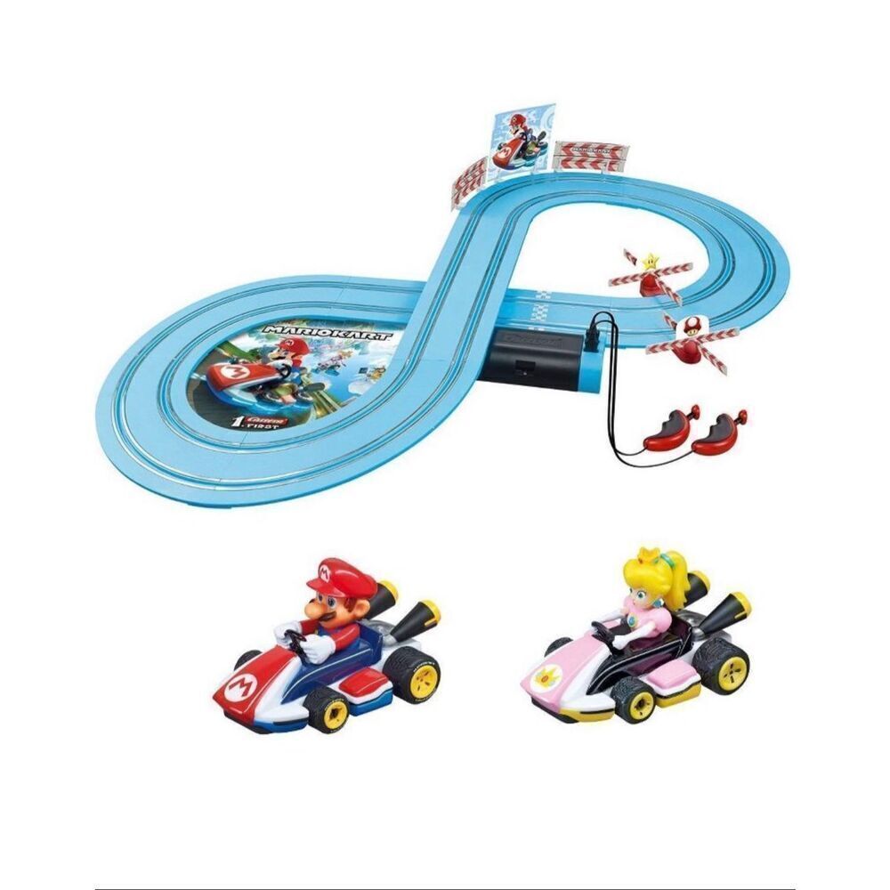 Carter’s First Nintendo Mario Brothers kart racing track set Peach figurine